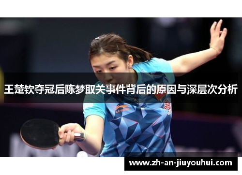 王楚钦夺冠后陈梦取关事件背后的原因与深层次分析